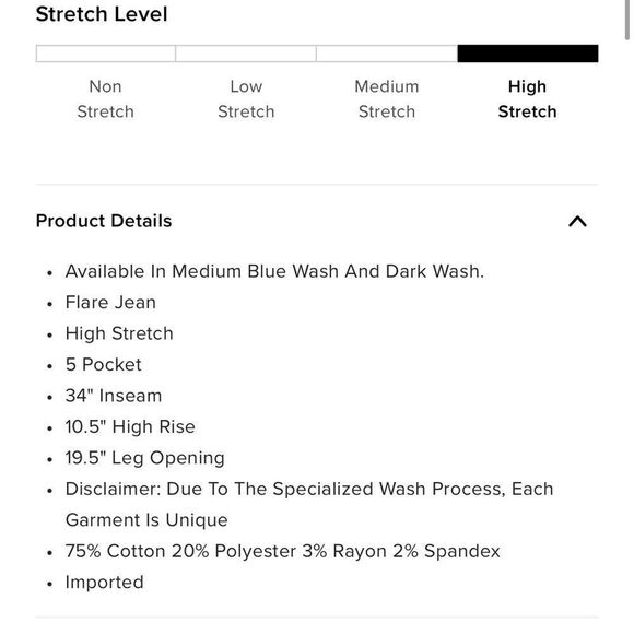 Fashion Nova Affair of The Flare Dark Wash NWT - Picture 2 of 8